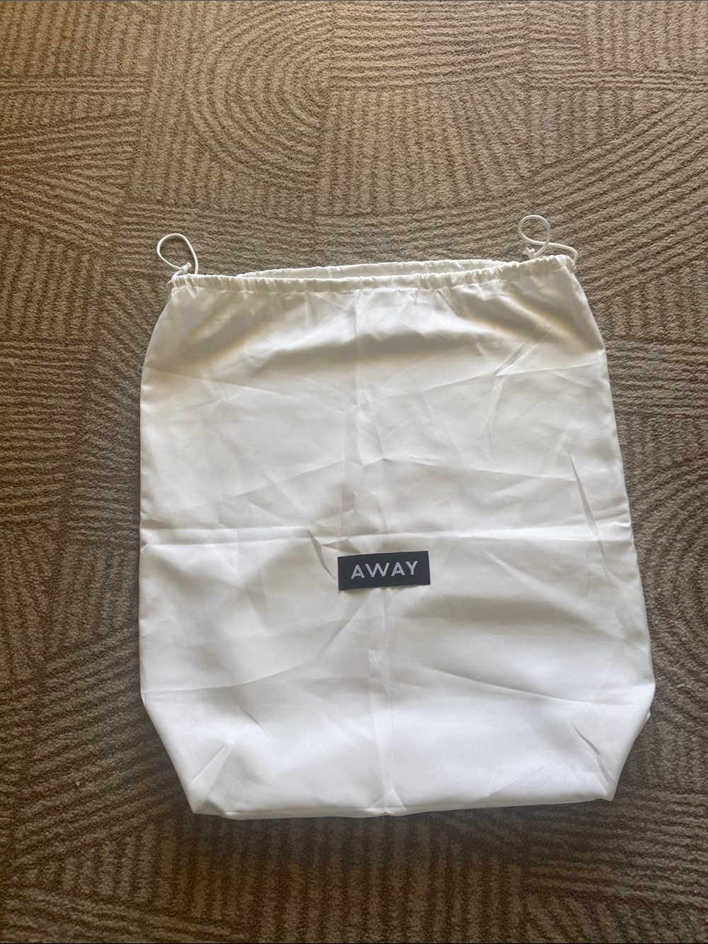 NEW Away Travel Carryon Canvas Dust Bag -  Storage Garment Luggage Drawstring